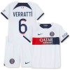 Virallinen Fanipaita + Shortsit Paris Saint-Germain Verratti 6 Vieraspelipaita 2023-24 - Lasten